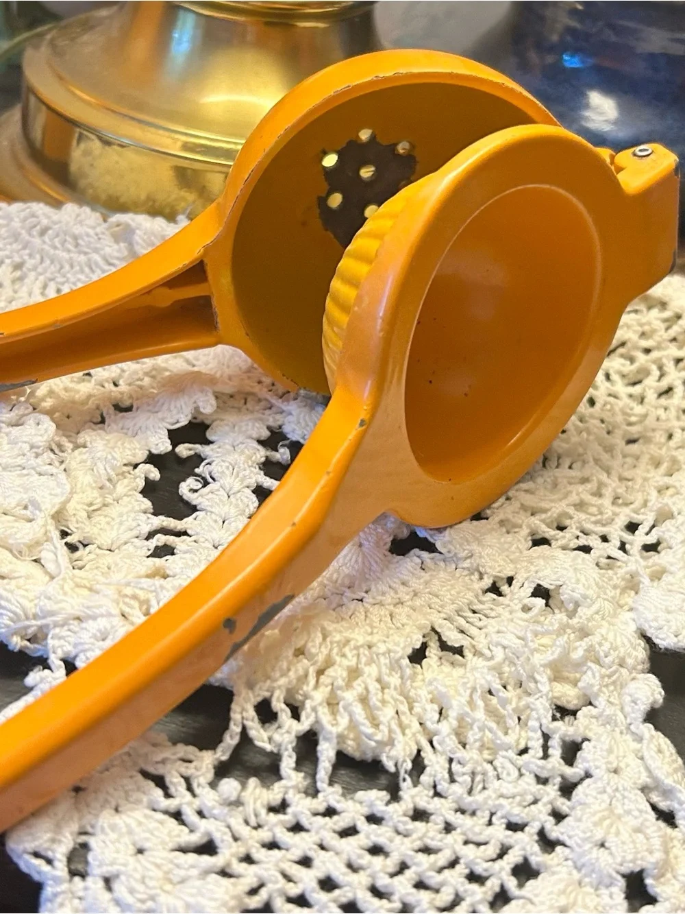 Orange Handheld Citrus Juicer Press - Unbranded
